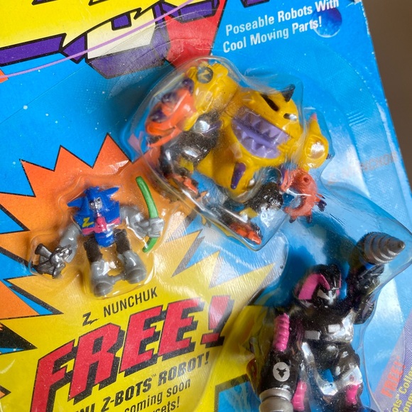 1994 Micro Machines Zbots new in package figures poseable robots - Picture 4 of 8